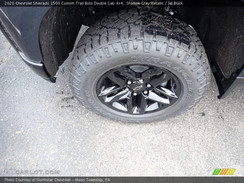 Shadow Gray Metallic / Jet Black 2020 Chevrolet Silverado 1500 Custom Trail Boss Double Cab 4x4