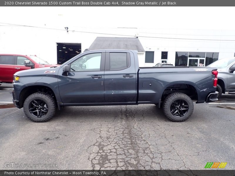 Shadow Gray Metallic / Jet Black 2020 Chevrolet Silverado 1500 Custom Trail Boss Double Cab 4x4