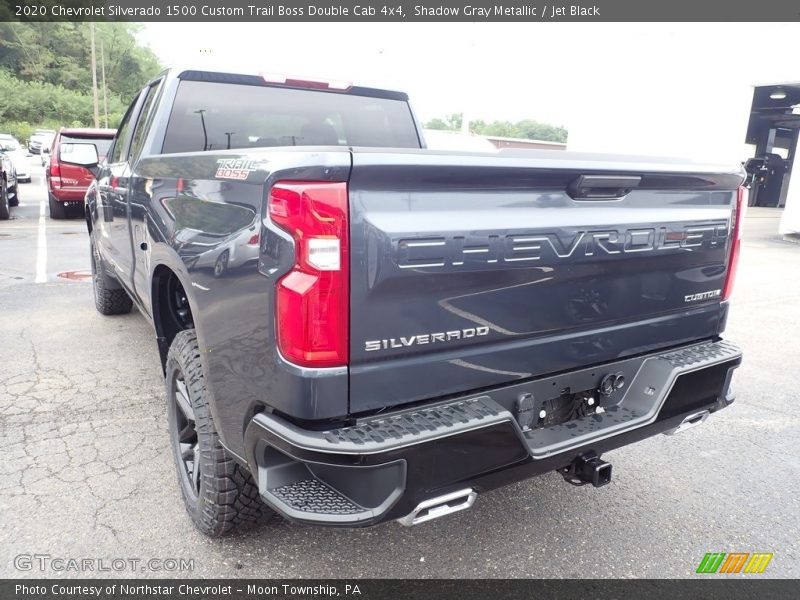 Shadow Gray Metallic / Jet Black 2020 Chevrolet Silverado 1500 Custom Trail Boss Double Cab 4x4
