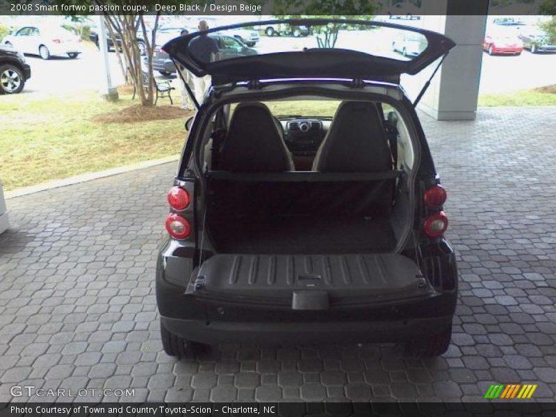 Deep Black / Design Beige 2008 Smart fortwo passion coupe