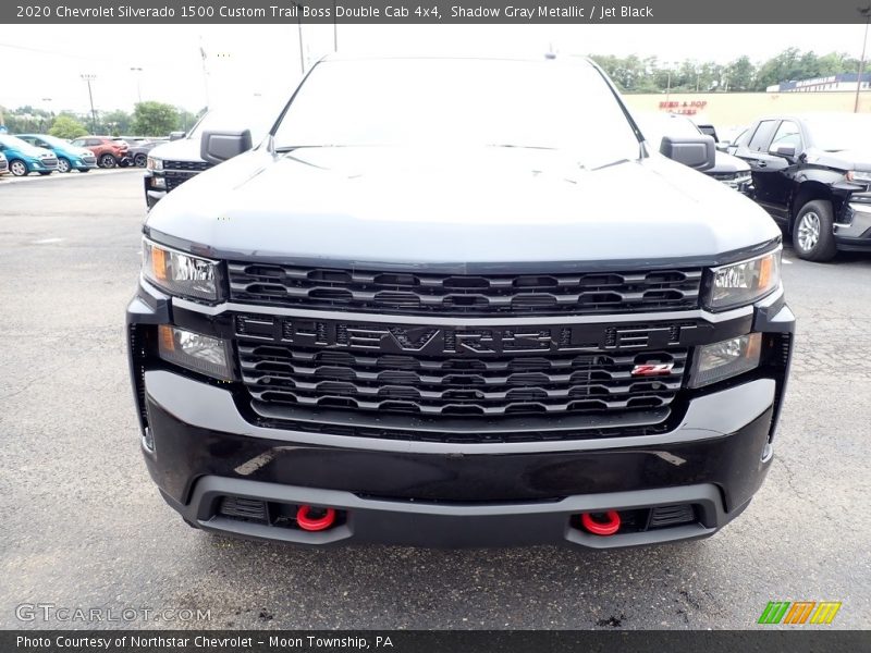 Shadow Gray Metallic / Jet Black 2020 Chevrolet Silverado 1500 Custom Trail Boss Double Cab 4x4