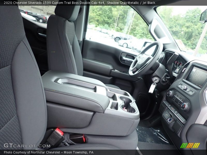 Shadow Gray Metallic / Jet Black 2020 Chevrolet Silverado 1500 Custom Trail Boss Double Cab 4x4