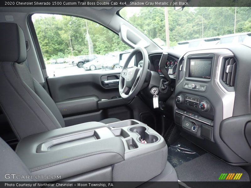 Shadow Gray Metallic / Jet Black 2020 Chevrolet Silverado 1500 Custom Trail Boss Double Cab 4x4