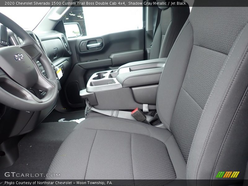 Shadow Gray Metallic / Jet Black 2020 Chevrolet Silverado 1500 Custom Trail Boss Double Cab 4x4