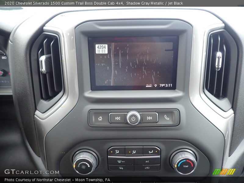 Shadow Gray Metallic / Jet Black 2020 Chevrolet Silverado 1500 Custom Trail Boss Double Cab 4x4