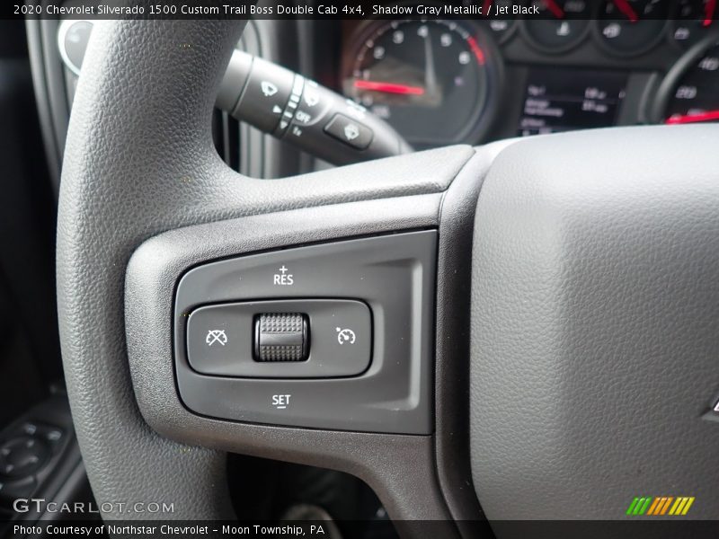 Shadow Gray Metallic / Jet Black 2020 Chevrolet Silverado 1500 Custom Trail Boss Double Cab 4x4