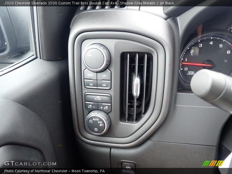 Shadow Gray Metallic / Jet Black 2020 Chevrolet Silverado 1500 Custom Trail Boss Double Cab 4x4