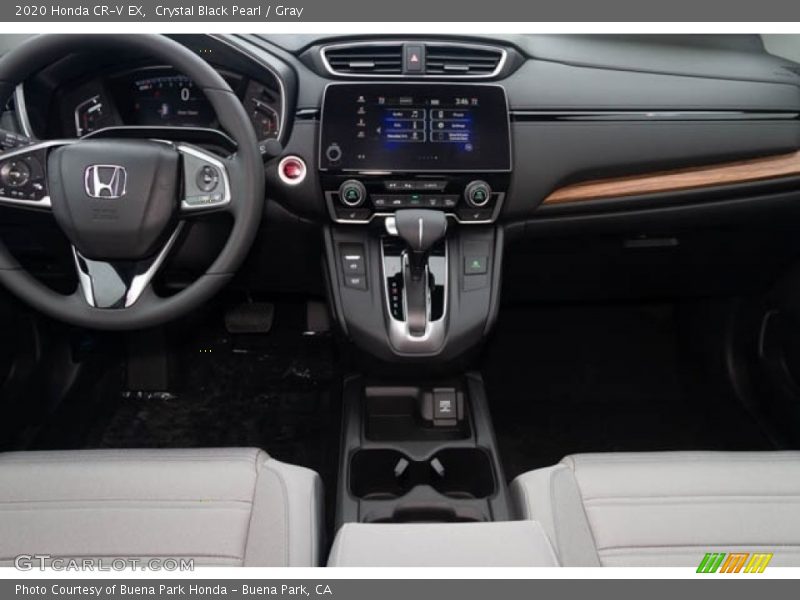 Crystal Black Pearl / Gray 2020 Honda CR-V EX