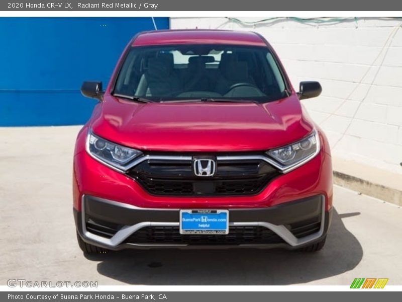 Radiant Red Metallic / Gray 2020 Honda CR-V LX