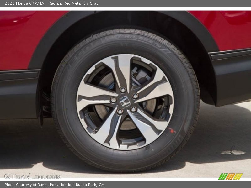 Radiant Red Metallic / Gray 2020 Honda CR-V LX