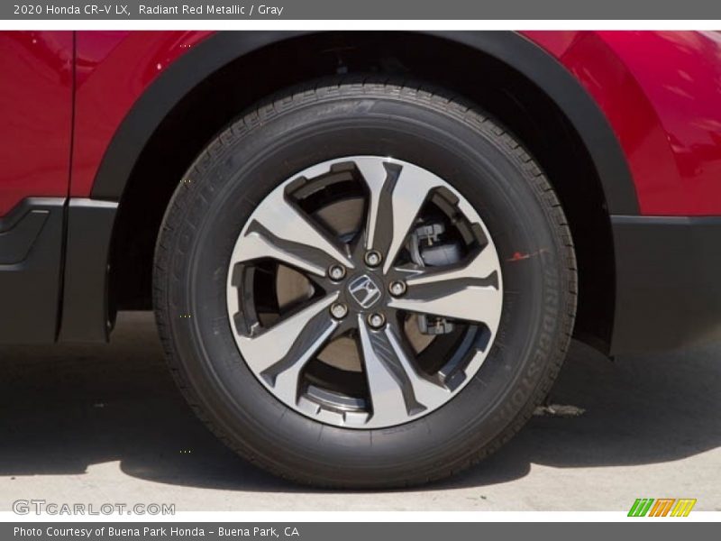 Radiant Red Metallic / Gray 2020 Honda CR-V LX