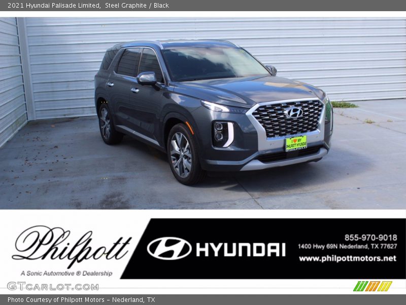 Steel Graphite / Black 2021 Hyundai Palisade Limited