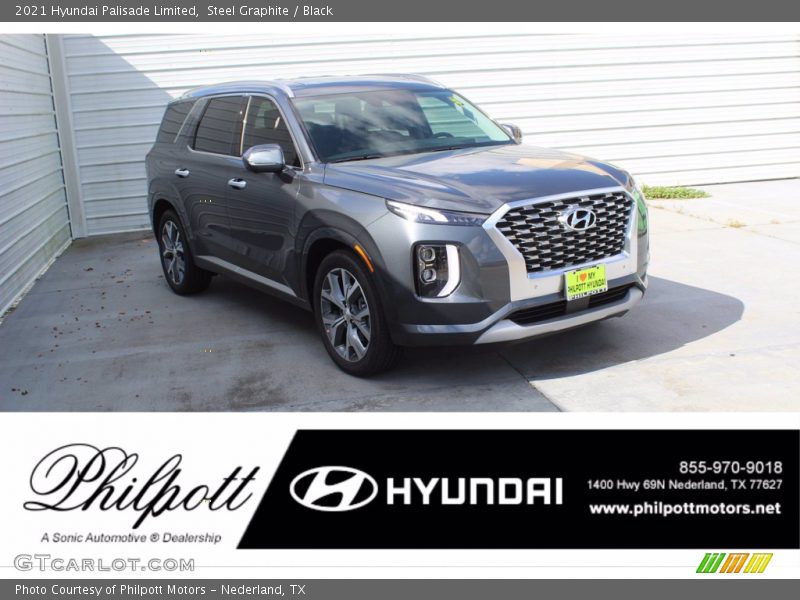 Steel Graphite / Black 2021 Hyundai Palisade Limited