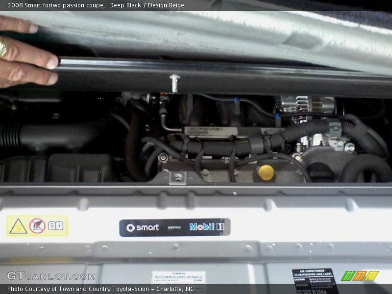 Deep Black / Design Beige 2008 Smart fortwo passion coupe