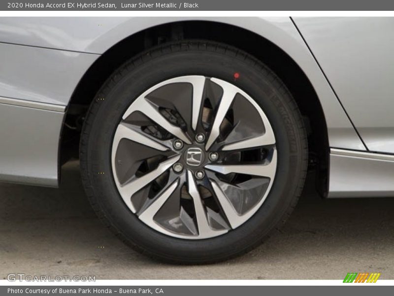 Lunar Silver Metallic / Black 2020 Honda Accord EX Hybrid Sedan