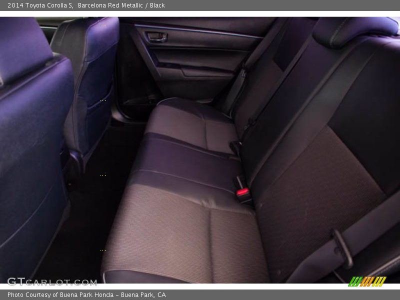 Barcelona Red Metallic / Black 2014 Toyota Corolla S