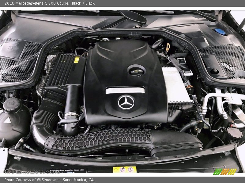 Black / Black 2018 Mercedes-Benz C 300 Coupe