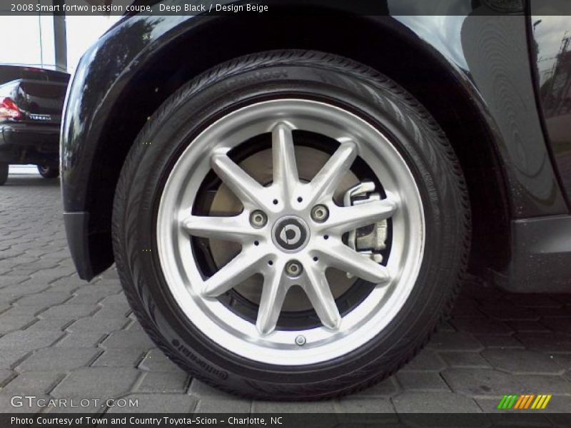 Deep Black / Design Beige 2008 Smart fortwo passion coupe