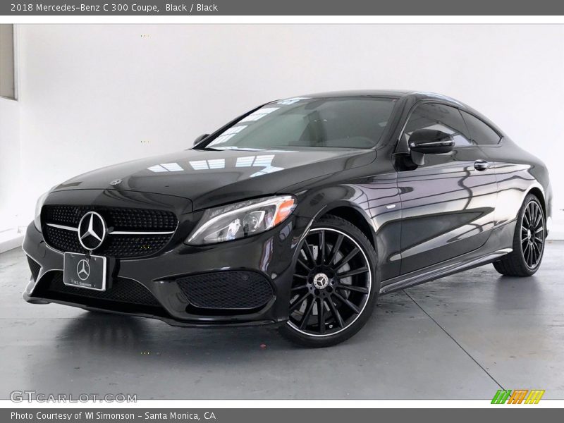 Front 3/4 View of 2018 C 300 Coupe