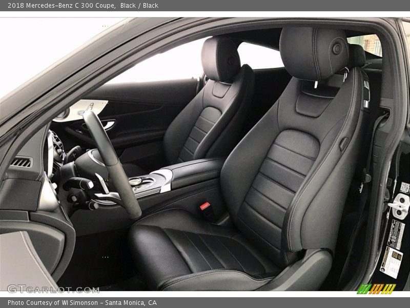 Black / Black 2018 Mercedes-Benz C 300 Coupe