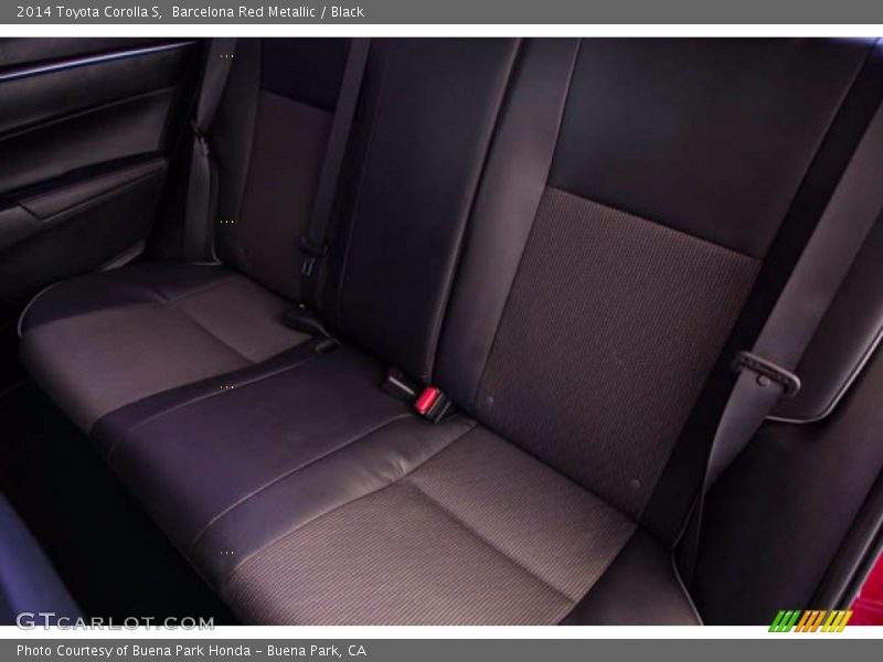Barcelona Red Metallic / Black 2014 Toyota Corolla S