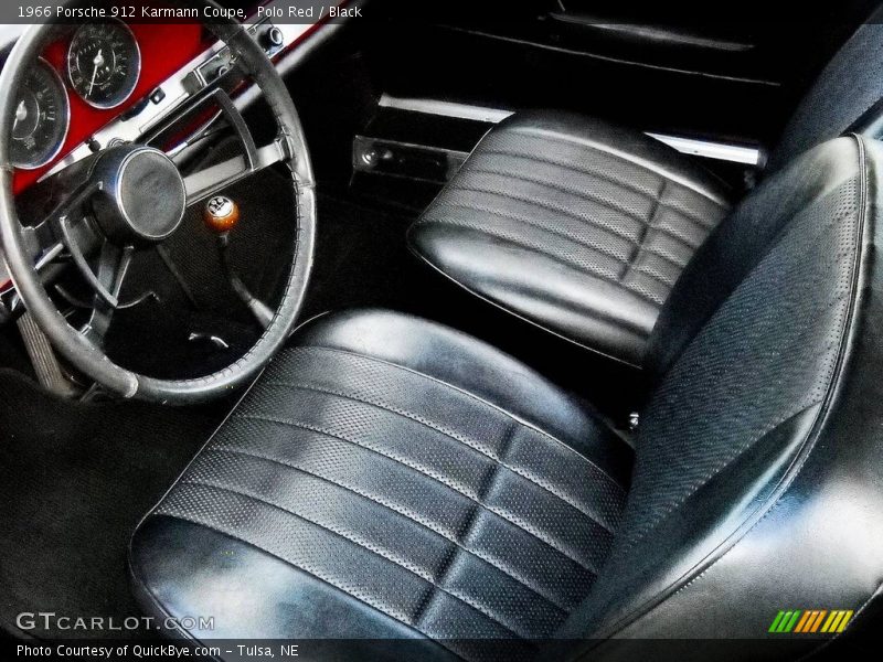  1966 912 Karmann Coupe Black Interior