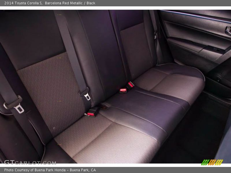 Barcelona Red Metallic / Black 2014 Toyota Corolla S