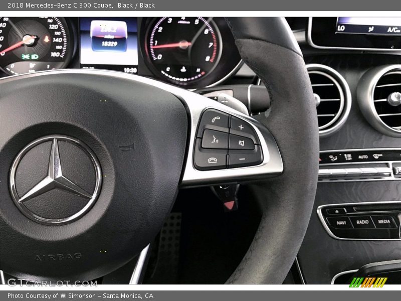 Black / Black 2018 Mercedes-Benz C 300 Coupe