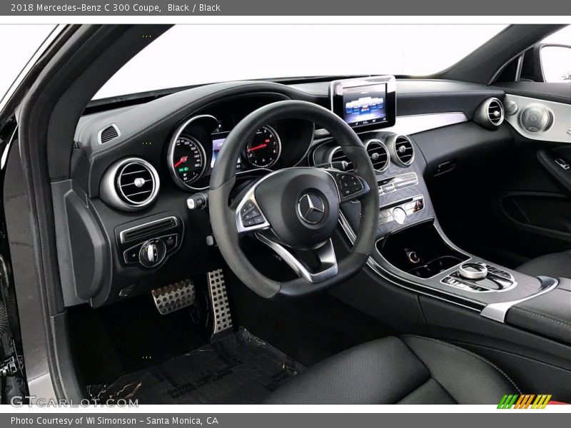Black / Black 2018 Mercedes-Benz C 300 Coupe