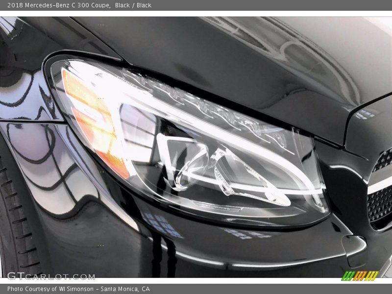 Black / Black 2018 Mercedes-Benz C 300 Coupe