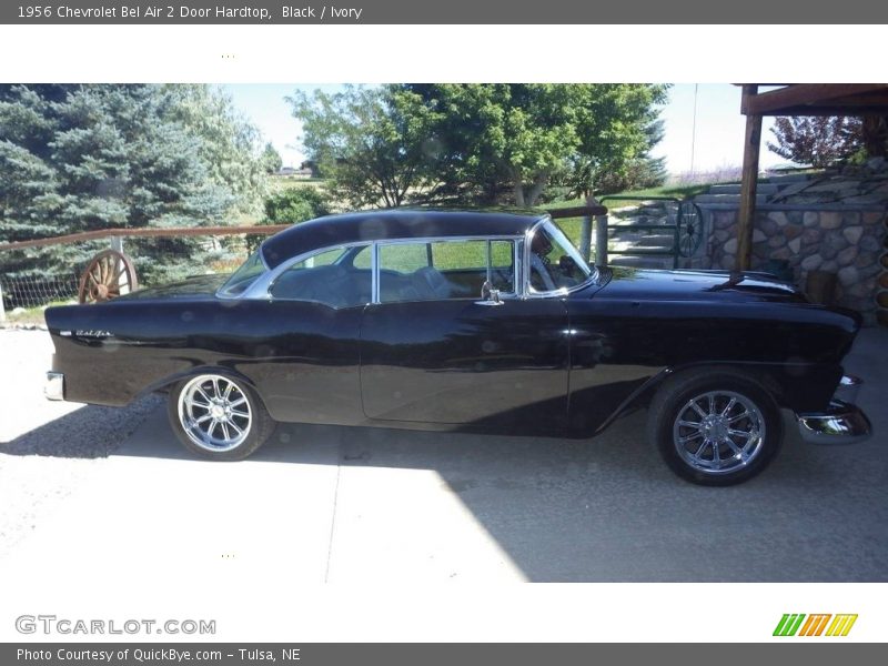 Black / Ivory 1956 Chevrolet Bel Air 2 Door Hardtop