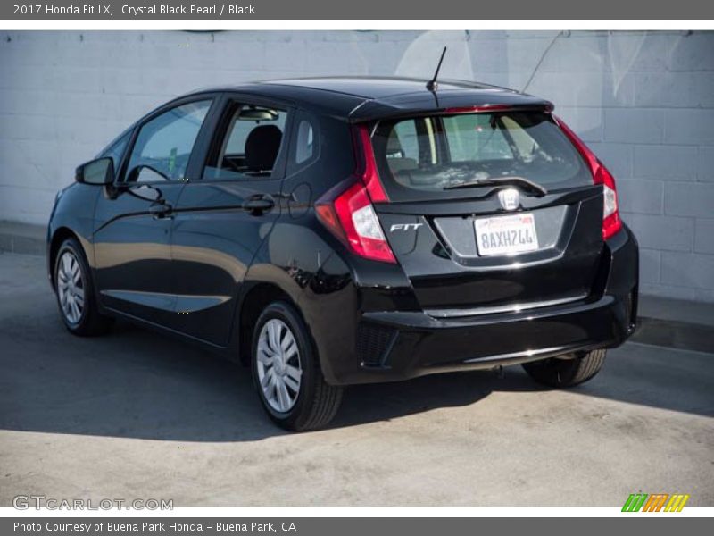 Crystal Black Pearl / Black 2017 Honda Fit LX