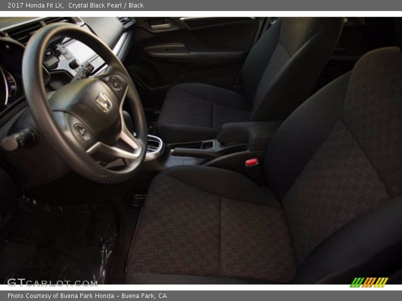 Crystal Black Pearl / Black 2017 Honda Fit LX