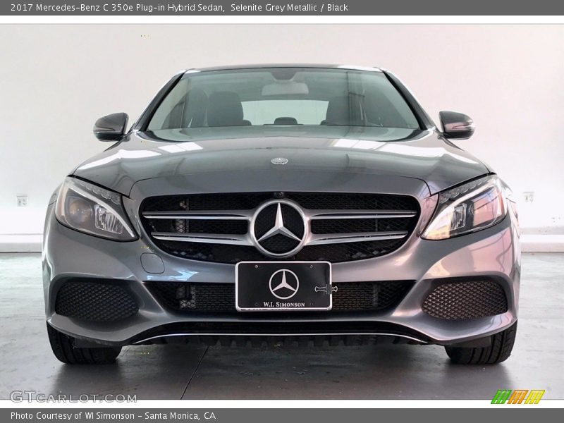 Selenite Grey Metallic / Black 2017 Mercedes-Benz C 350e Plug-in Hybrid Sedan