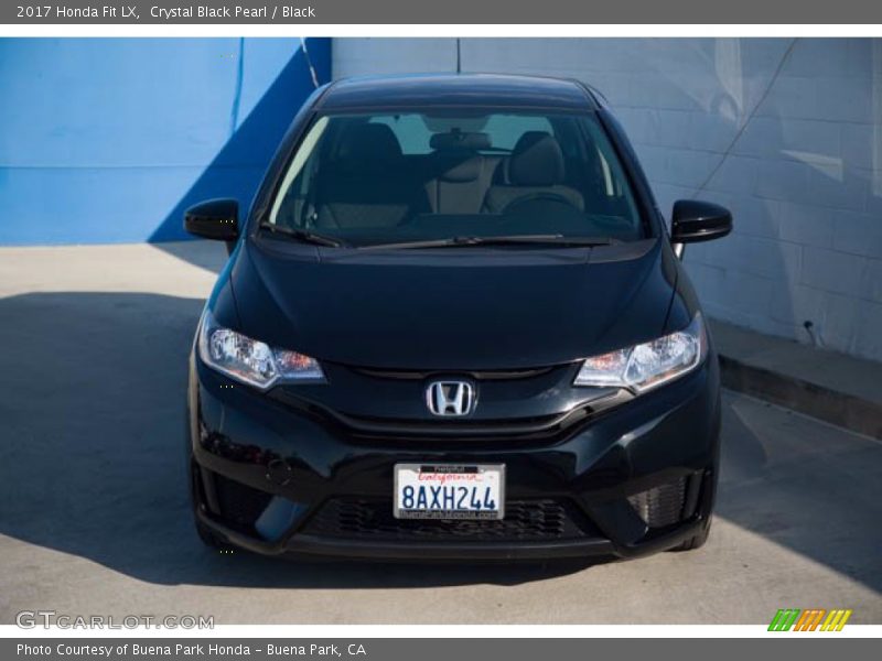 Crystal Black Pearl / Black 2017 Honda Fit LX