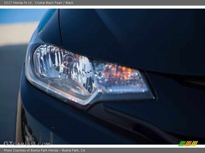 Crystal Black Pearl / Black 2017 Honda Fit LX