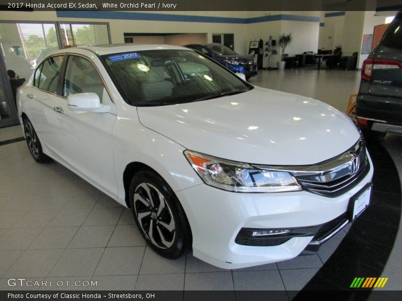 White Orchid Pearl / Ivory 2017 Honda Accord EX Sedan