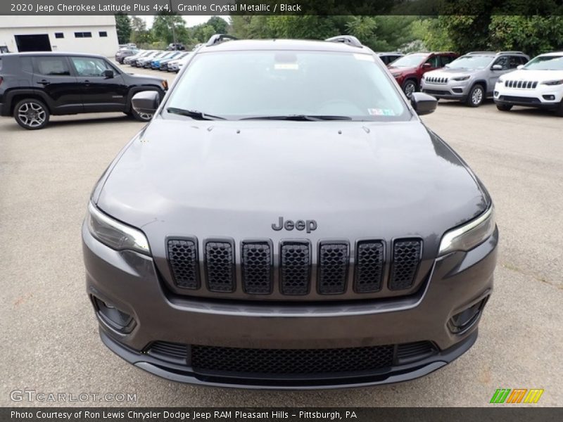 Granite Crystal Metallic / Black 2020 Jeep Cherokee Latitude Plus 4x4