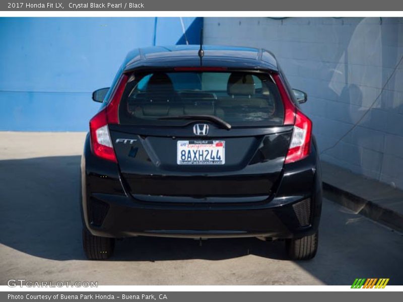 Crystal Black Pearl / Black 2017 Honda Fit LX