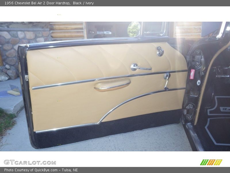 Black / Ivory 1956 Chevrolet Bel Air 2 Door Hardtop