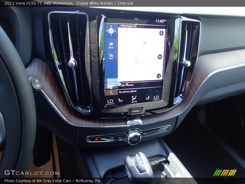 Crystal White Metallic / Charcoal 2021 Volvo XC60 T5 AWD Momentum