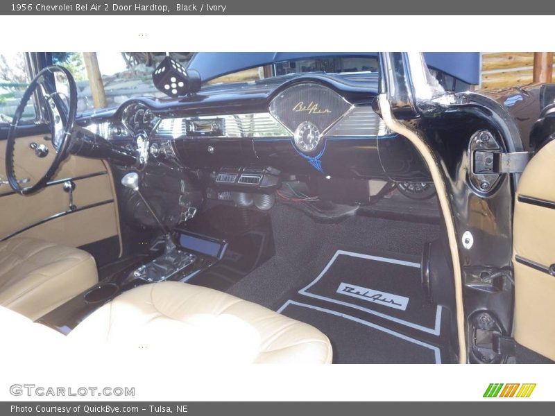 Black / Ivory 1956 Chevrolet Bel Air 2 Door Hardtop