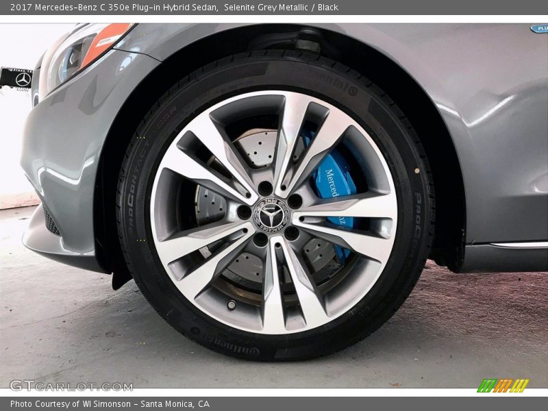 Selenite Grey Metallic / Black 2017 Mercedes-Benz C 350e Plug-in Hybrid Sedan