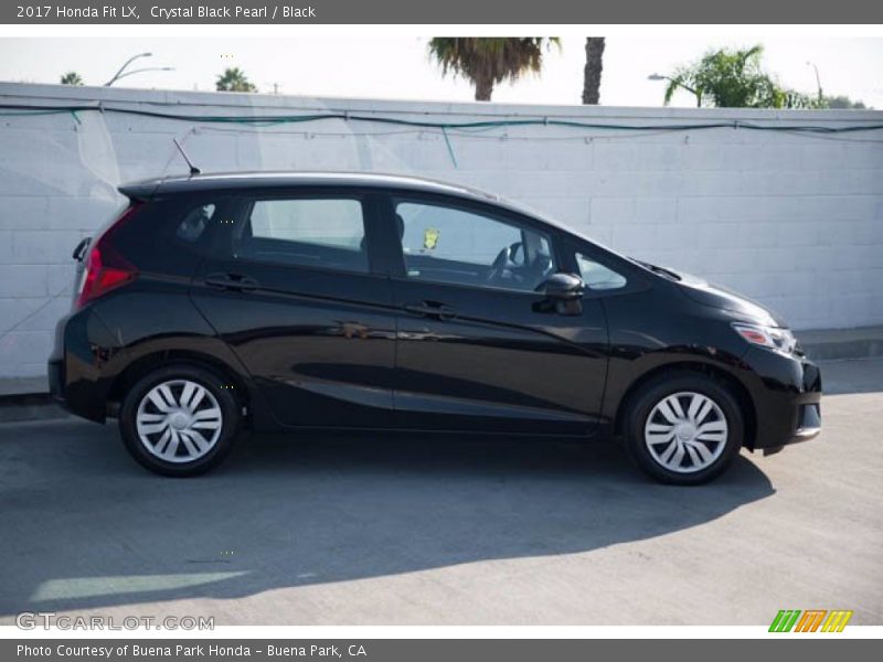 Crystal Black Pearl / Black 2017 Honda Fit LX
