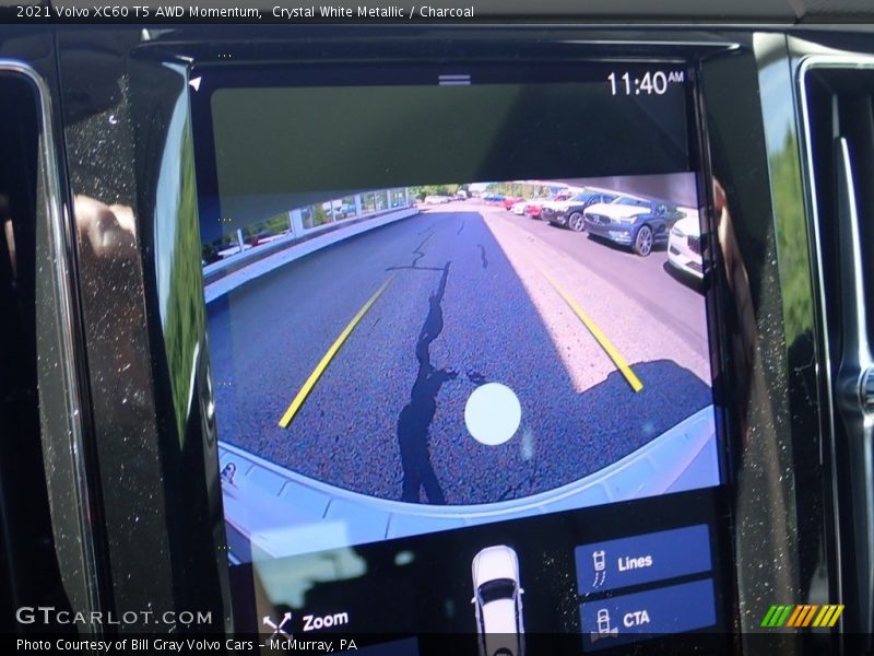Crystal White Metallic / Charcoal 2021 Volvo XC60 T5 AWD Momentum