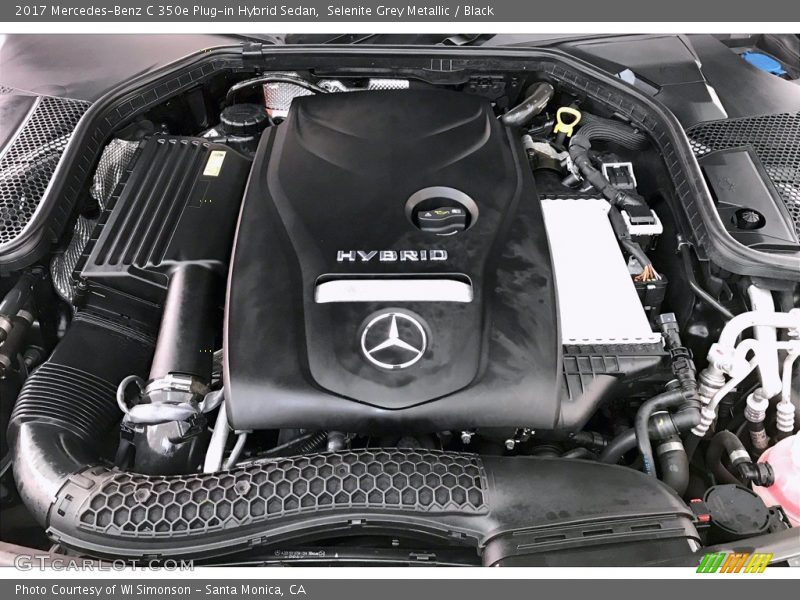 Selenite Grey Metallic / Black 2017 Mercedes-Benz C 350e Plug-in Hybrid Sedan