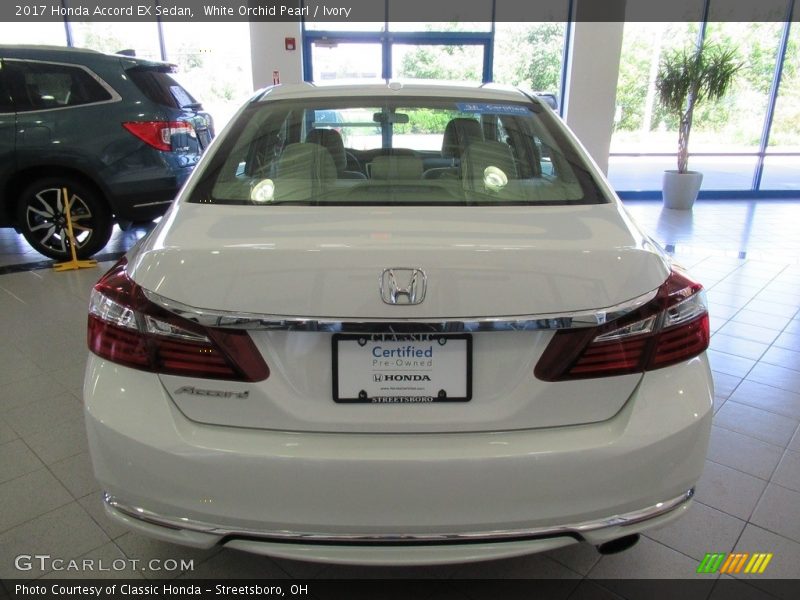 White Orchid Pearl / Ivory 2017 Honda Accord EX Sedan
