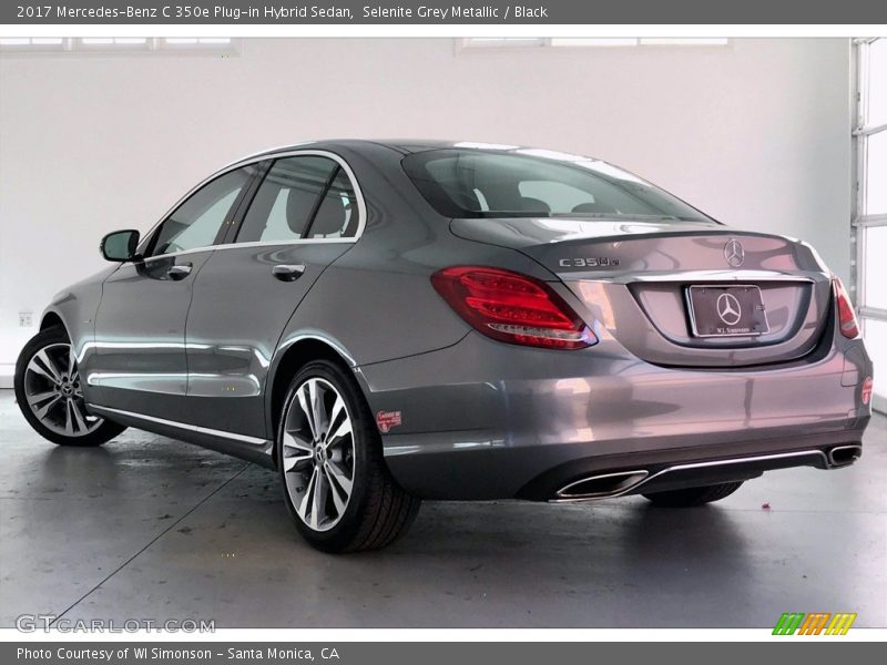 Selenite Grey Metallic / Black 2017 Mercedes-Benz C 350e Plug-in Hybrid Sedan