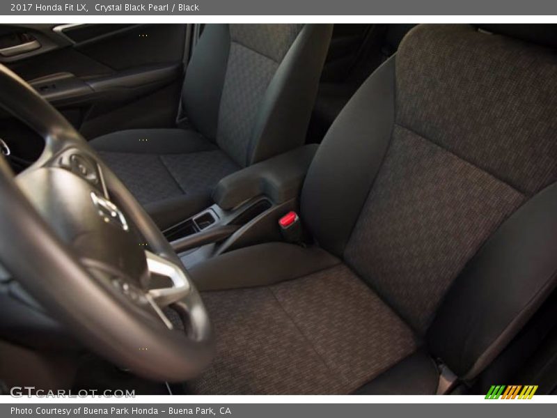 Crystal Black Pearl / Black 2017 Honda Fit LX