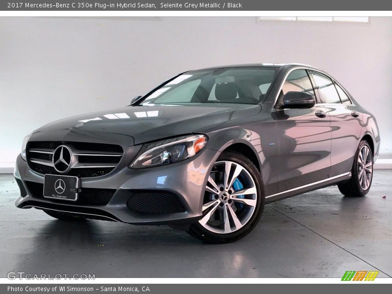 Selenite Grey Metallic / Black 2017 Mercedes-Benz C 350e Plug-in Hybrid Sedan